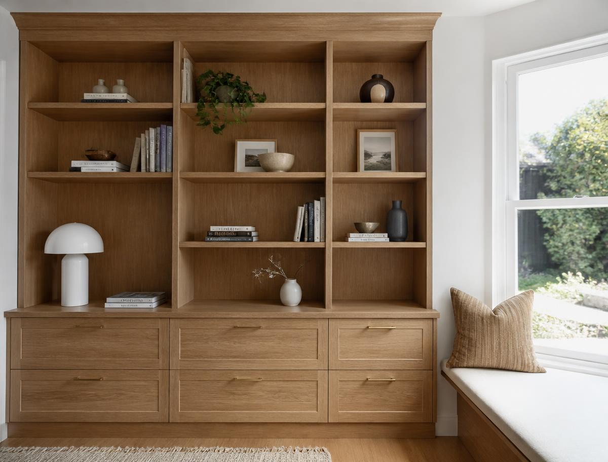 Custom joinery built to match existing profiles and finishes